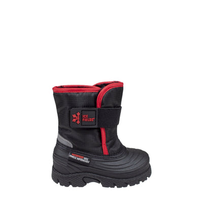 black insulated waterproof infants boots #color_black