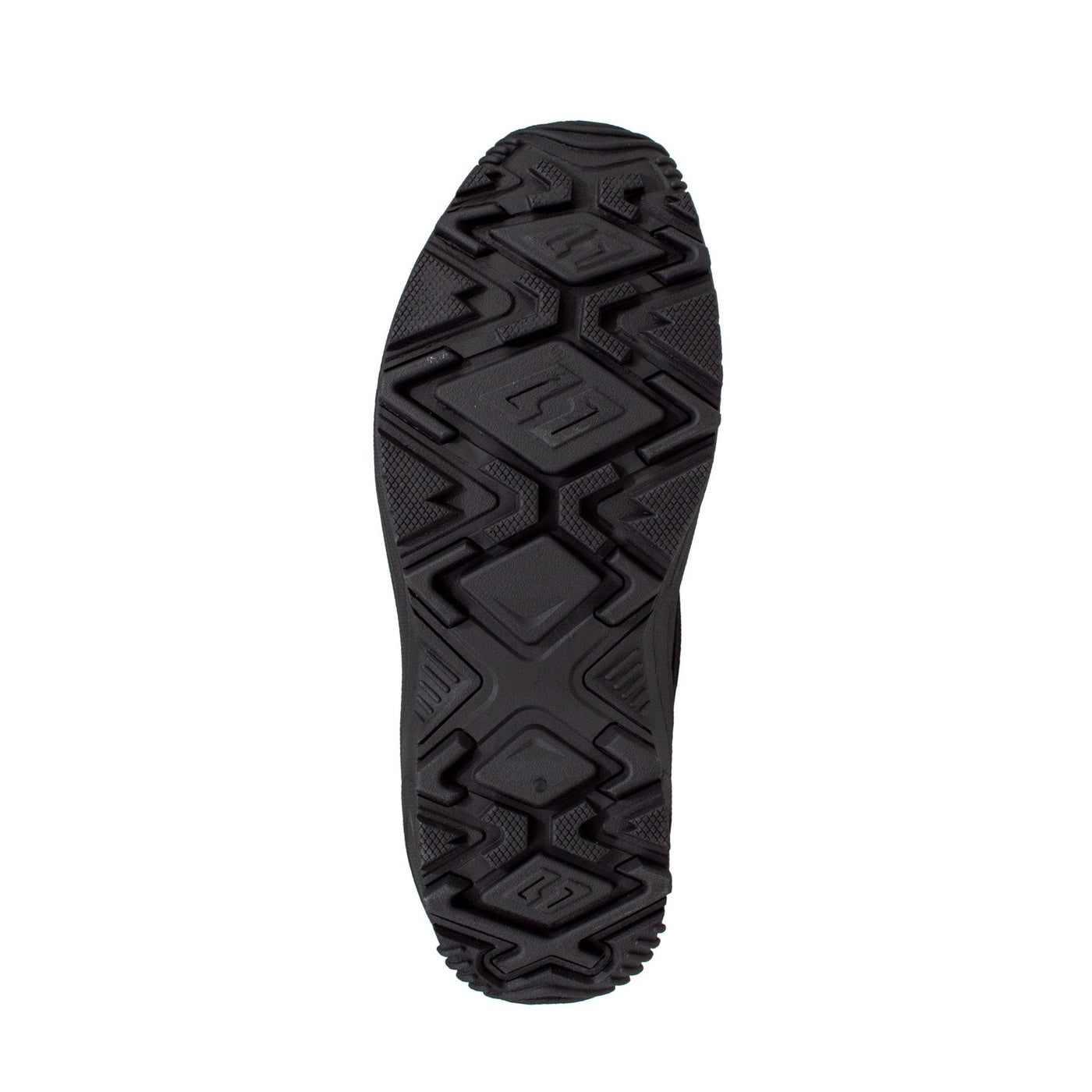 men's low cut, black, front zip shell boot