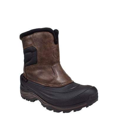 brown_alternate insulated anti-slip men's winter boots