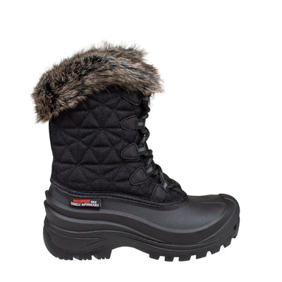 black women's insulated winter boots #color_black
